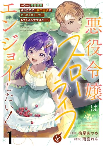 悪役令嬢はスローライフをエンジョイしたい！～やっと婚約破棄されたのに、第二王子がめっちゃストーカーしてくるんですけど…～【単話】１ (異世界のSHURO) の表紙