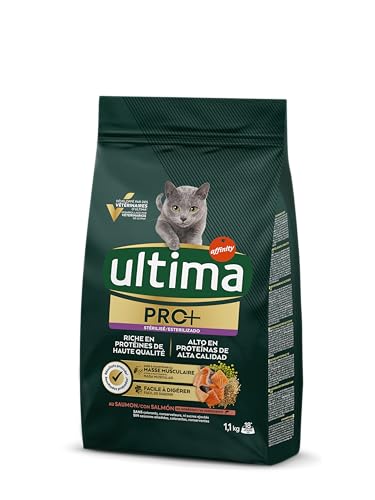 Pienso para gatos Ultima Pro + Salmón 1,1kg por 9,02€ en compra recurrente (compra 2 por el precio de 1)