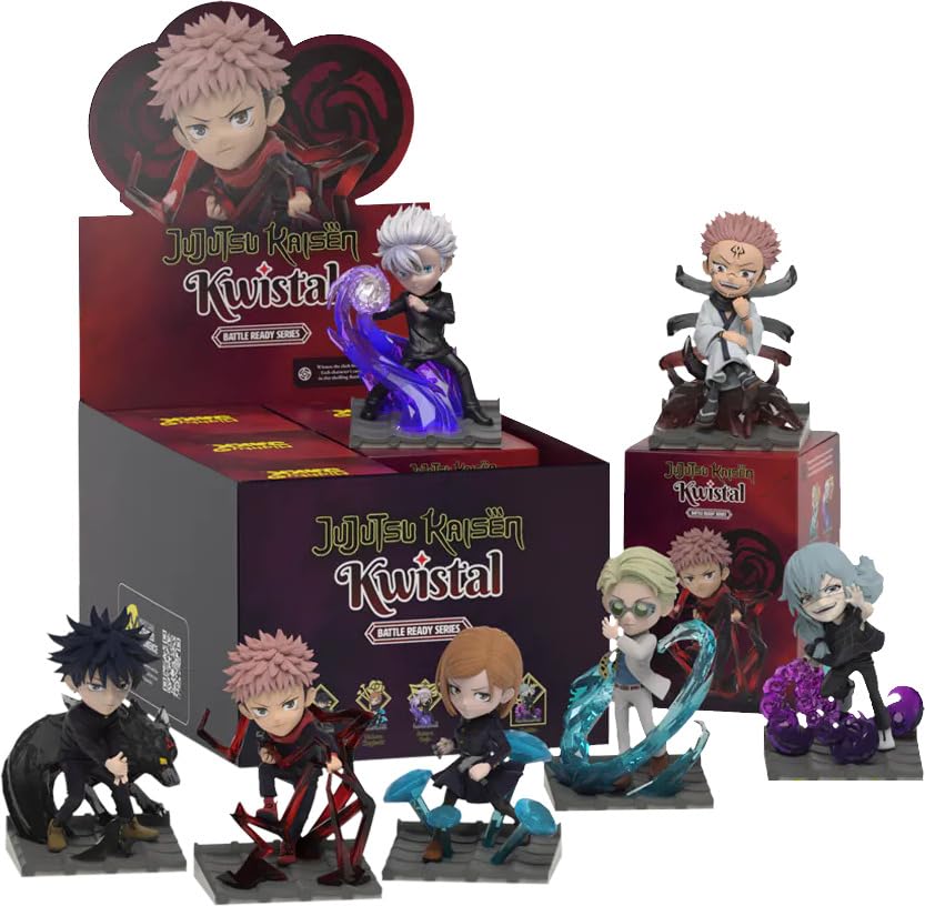 Mighty Jaxx Jujutsu Kaisen Kwistal Fwenz Battle Ready Series | Blind Box Collectible Figurines | One Pack - Contains One Random Figure