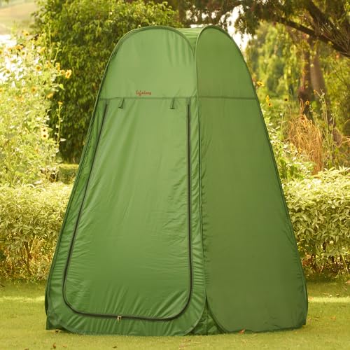 Lifelong Polyester Tent for Camping - Dress Changing Pop Up with Portable Foldable Cloth Outdoor Bathroom Tent, Camp Toilet Rain Shelter, Height 7Ft-(