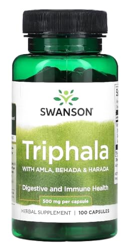 Swansons Swanson - Triphala 500mg | Traditional Ayurvedic Digestive & Detox Support | 100 Capsules