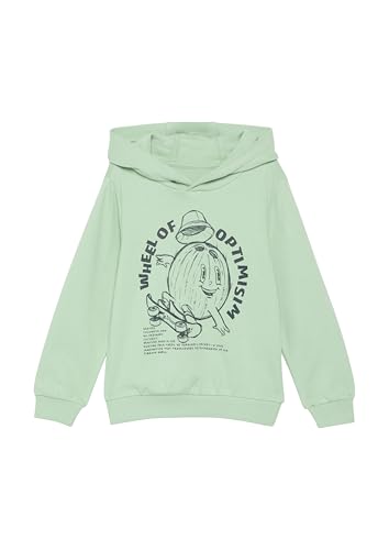 🔥 STARKER PREIS (-54%) s.Oliver Junior Mädchen Hoodie – Oversize, Frontprint, Kapuze
