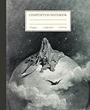 Composition Notebook College Ruled: Vintage Death & The Raven Illustration | Dark Macabre Aesthetic Journal for School, College & Work
