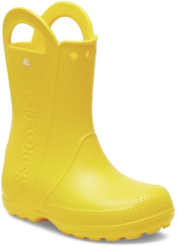 Crocs Unisex Handle It Rain Boots (Toddler) Yellow/Yellow 9 Medium