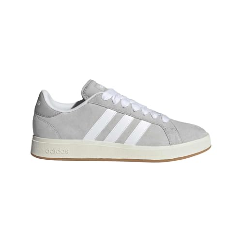 🔥 SELTEN SO GÜNSTIG (-46%) adidas Herren Grand Court Base 00S Shoes, Grey Two/Cloud White/Gum, 42 EU