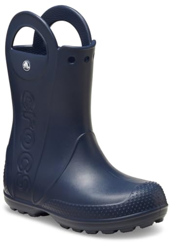 Crocs Unisex Handle It Rain Boots (Toddler) Navy Blue 6 Medium