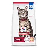 Hill's Science Diet Adult 1-6 Dry Cat Food, Salmon & Brown Rice, 3.5 lb. Bag