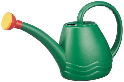 Ocean Mart Watering Can (Green 1.8 Litre) Plastic Green Water Can with Sprayer for Plants/Garden | Indoor Outdoor Watering Shower Can | Watering Hand 