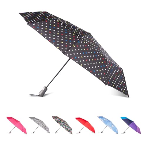 Totes Auto Open/Close Windproof Ultimate Compact Umbrella with UV and Water Repellent ProtectionTotes MICRO MINI PURSE 