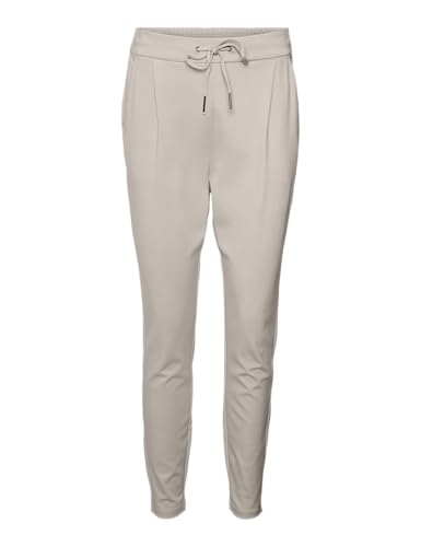🔥 STARKER PREIS (-48%) VERO MODA Damen VMEVA MW Loose String Pant GA NOOS Hose, Pumice Stone/Detail:Melange, x 30L