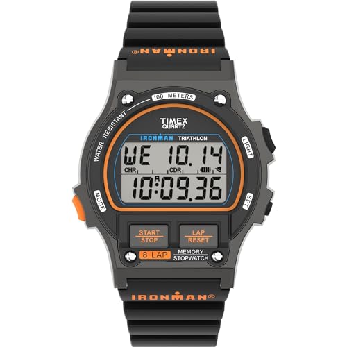 Timex Men's Ironman Classic 42mm Watch - Black Strap Digital Dial Gray Case