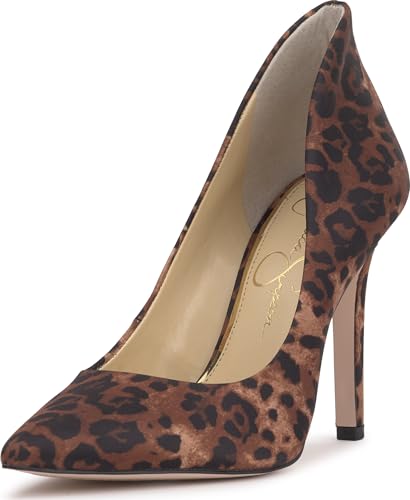 Jessica Simpson Women's Cambredge Dress Pump, Rock Leopard Print, 8 M US