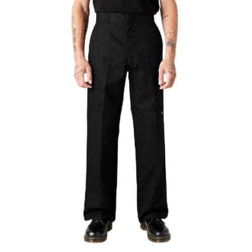 Dickies Loose Fit Double Knee Work Pants. Black, 33 32