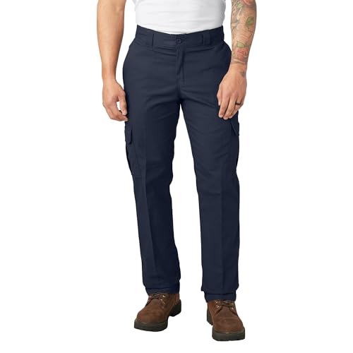 Dickies Flex Regular Fit Cargo Pants. Dark Navy, 34 30