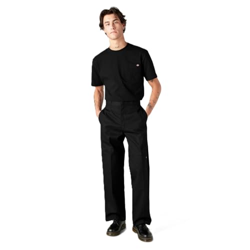 Dickies Loose Fit Double Knee Work Pants. Black, 36 32