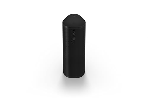 (-25%) Sonos Roam 2 Extrem kompakter, mobiler WLAN Speaker - Wasserdicht - 10 Stunden Akkulaufzeit - Schwarz