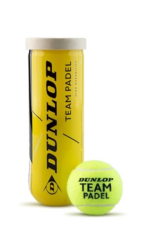 (-35%) Dunlop Padelbälle Team Padel, 3 Bälle