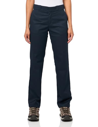 Women's Flex Original Fit Work Pants, Dark Navy, 4 RG