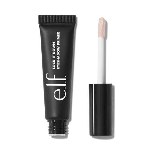 e.l.f. Lock It Down Eyeshadow Primer, Smooth, Creamy Primer For Long-Lasting Eyeshadow, Intensifies Liquid & Powder Color, Vegan & Cruelty-free