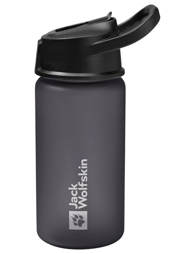 🔥 STARKER PREIS (-39%) Jack Wolfskin Unisex – Erwachsene Saima Straw 0.5L Trinkflasche, Asphalt, normal