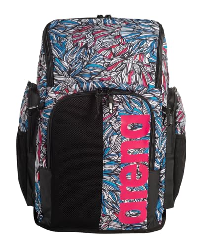 ARENA Spiky III Backpack 45 Swimming Athlete Sports Gym Rucksack Large Training Gear Equipment Swim Bag for Men and Women, 45 Liters, Dahlia