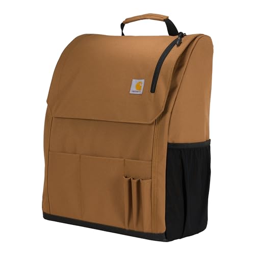 Carhartt Universal Front Seat Organizer, Tool and Equipment Organizer for Automotives, Carhartt Brown, One Size