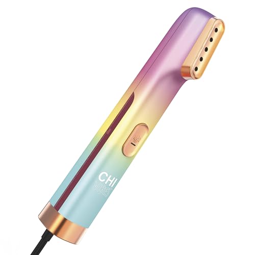 CHI VIBES Handheld Garment Steamer for Clothes, Fabric and Drapes, 5 Minutes of Continuous Steam, Portable Wrinkle-Remover for Home and Travel, Vacation Essentials, 80ml Water Tank, Pink (11615)