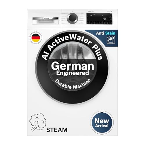 Bosch 9kg 5 Star Anti Stain & AI Active Water+ Fully Automatic Front Load Washing Machine
