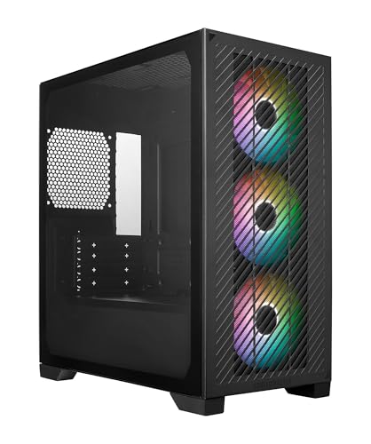 [Case]Cooler Master Elite 301 - Mini-Tower (Micro-ATX, ITX), 3 x 120mm ARGB Intake Fans (1200 RPM), Supports up to 280mm Radiator or 365mm GPU, Ventilated PSU Shroud, USB 3.2 Gen1 Type-C