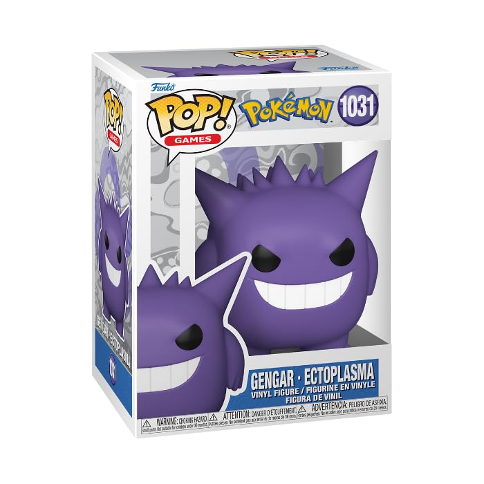 Funko Pop Games: Pokemon - Gengar - Collectable Vinyl Figure - Gift Idea - Official Merchandise - Toys for Kids & Adults - Video Games Fans - Model Figure for Collectors and Display