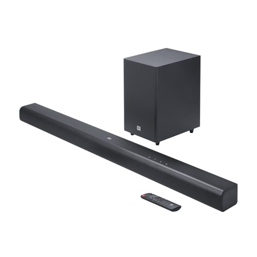 JBL Newly Launched Cinema SB560, Dolby Audio Soundbar with Wireless Subwoofer for Extra Deep Bass, 3.1 Channel, Center Channel for Superior Voice Clar