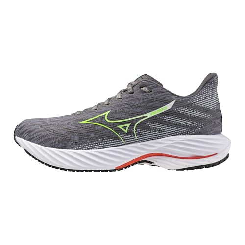 Mizuno Wave Rider 28 Mens Running Shoe, Tradewinds-Green Gecko, 8.5