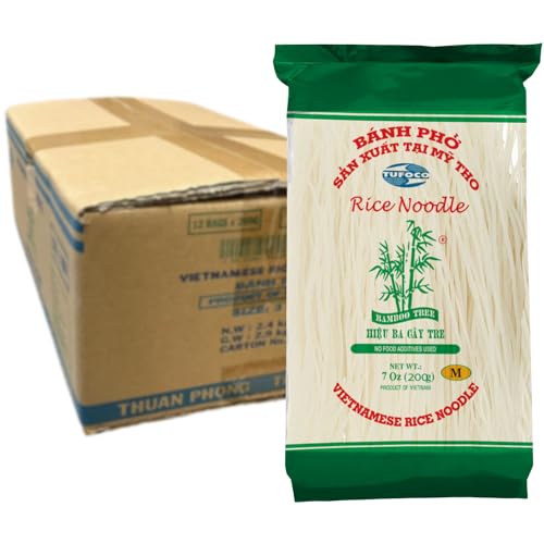 🔥 SELTEN SO GÜNSTIG (-45%) Bamboo Tree Reisnudeln 3mm, 12 x 200g Multipack