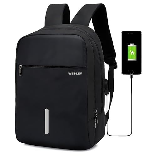 Wesley Zeus Usb charging Travel Laptop Backpack with 15.6 inch Laptop Compartment business/Office/School/college/Travel/Gifting Bag for men and women 