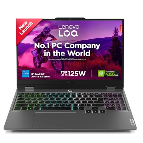 Lenovo LOQ 2024, Intel Core i5-13450HX, 13th Gen, NVIDIA RTX 4050-6GB, 16GB RAM, 512GB SSD, FHD 144Hz, 15.6"/39.6cm, Windows 11, Office Home 2024,