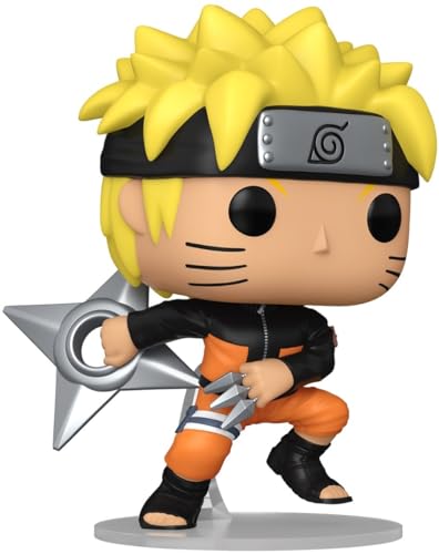 Funko POP Animation: Naruto Shippuden - Naruto - (Shrkn) - 1/6 Odds for Rare Chase Variant - Metallic - Collectable Vinyl Figure - Gift Idea - Official Merchandise - for Kids & Adults