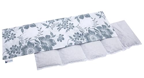 🔥 STARKER PREIS (-38%) Medi Partners Kirschkernkissen Mikrowelle 60x20cm Körnerkissen groß Wärmekissen 800g 100% Baumwolle 5 kammern abnehmbarer Bezug - Kirschkernkissen nacken schulter Kältetherapie (Berry)
