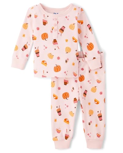 The Children's Place,Unisex Baby,Family Matching, Holiday Pajama Sets, Cotton,Pumpkin/Candy Halloween,5 Years