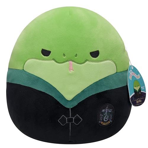 Squishmallows Original “Harry Potter” 10in Slytherin Snake in Hogwarts Robe Plush - Ultrasoft Official Jazwares Plush (Medium-Sized)