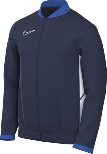 🔥 STARKER PREIS (-35%) NIKE Dri-Fit Academy 25 Gewebte Fußball Trainingsjacke Für Herren, Midnight Navy/Royal Blue/White/White, FZ9837-410, XS