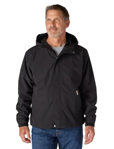 Carhartt Men's Storm Defender Loose Fit Lightweight Jacket, Black, Large