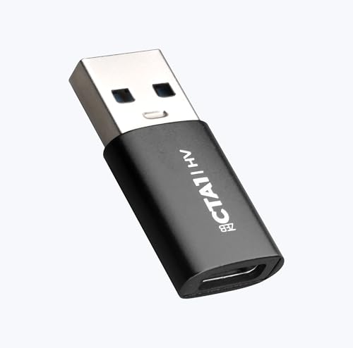 ZEBRONICS CTA1 USB Type C to Type A Converter, USB 3.0, High-Speed Data Transfer, Backward Compatibility, Plug and Play, for Laptops | PC | Compatible