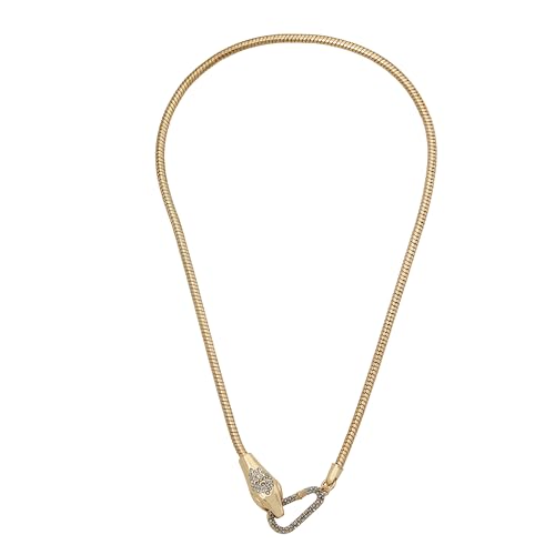 AllSaints Women's Snake Head Strand Necklace