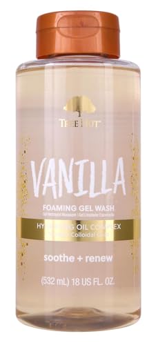 Tree Hut Vanilla Wash Stocking Stuffers, Gently Cleanses and Leaves Skin Looking Fresh and Radiant, Body Wash, 18 fl oz