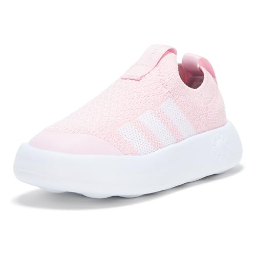adidas Unisex-Baby Bubblecomfy, Clear Pink/White/Clear Pink, 8