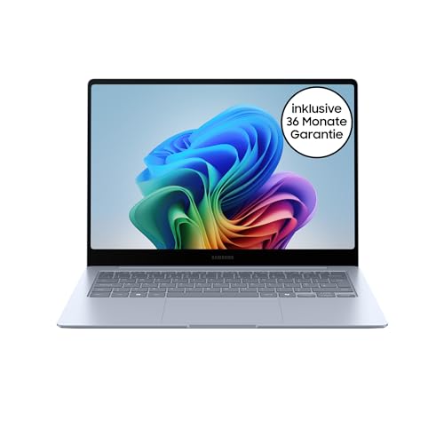 ⚡ BLITZDEAL (-17%) Samsung Galaxy Book4 Edge Galaxy AI-Laptop, 14-Zoll-Display, 16GB RAM, Snapdragon X Elite Prozessor, Notebook 512GB Speicher, Copilot+ PC, Sapphire Blue, 3 Jahre Herstellergarantie