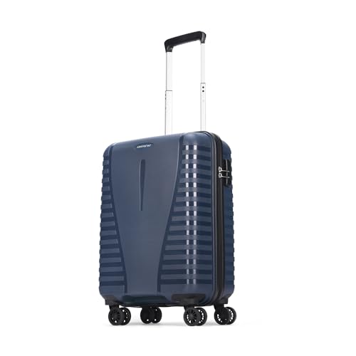 Aristocrat Cabin Polypropylene Airpro 55 Cm(Small) 8 Spinner Wheels Trolley Bags for Travel Hard Case Luggage, Lightweight Bag with Combination Lock &