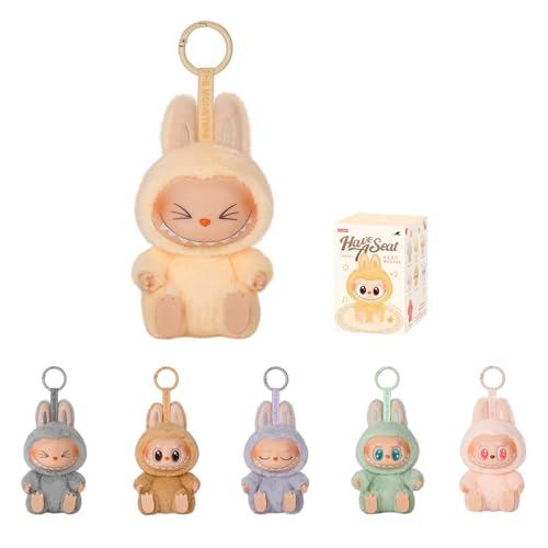POP MART The Monsters - Have a Seat Vinyl Plush Blind Box, The Monsters Blind Box Figures, Random Design Action Figures Collectible Toys Home Decorations, Holiday Birthday Gifts, Single Box