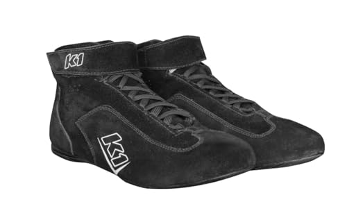 K1 Race Gear K1 Challenger Nomex® Adult Auto Racing Shoes - SFI 3.3/5 - Black - Size 8.5