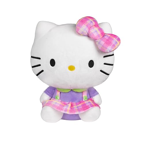 Hello Kitty and Friends, 12-Inch Hello Kitty Neon Plush - Officially Licensed Sanrio Product from Jazwares - Ages 6+
